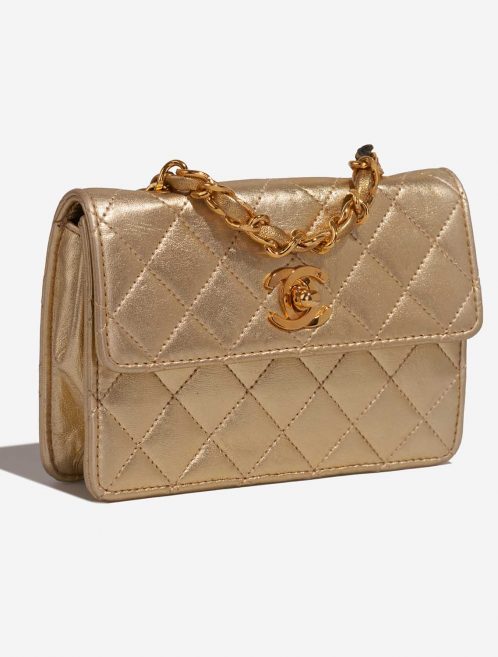 Chanel Timeless ExtraMini Gold Side Front  | Sell your designer bag on Saclab.com