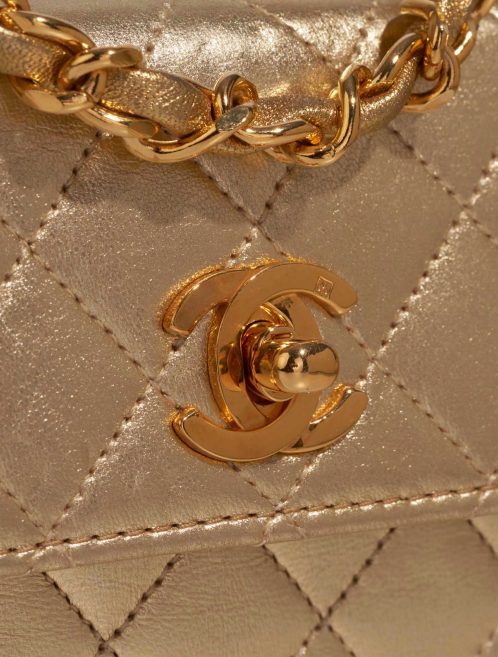 Chanel Timeless ExtraMini Gold Closing System  | Sell your designer bag on Saclab.com