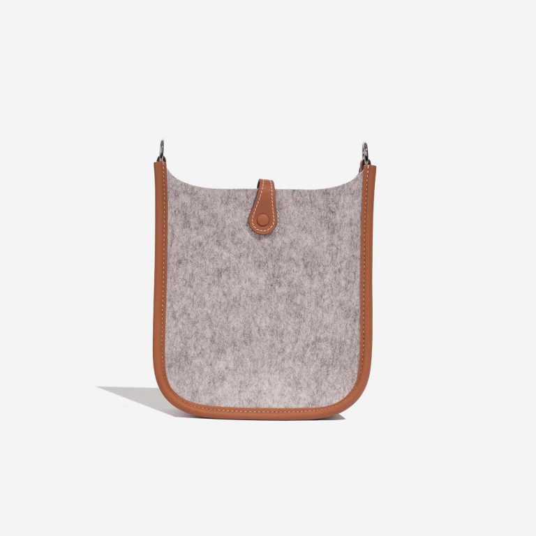Hermès Evelyne 16 GrisClair-Gold Back  | Sell your designer bag on Saclab.com