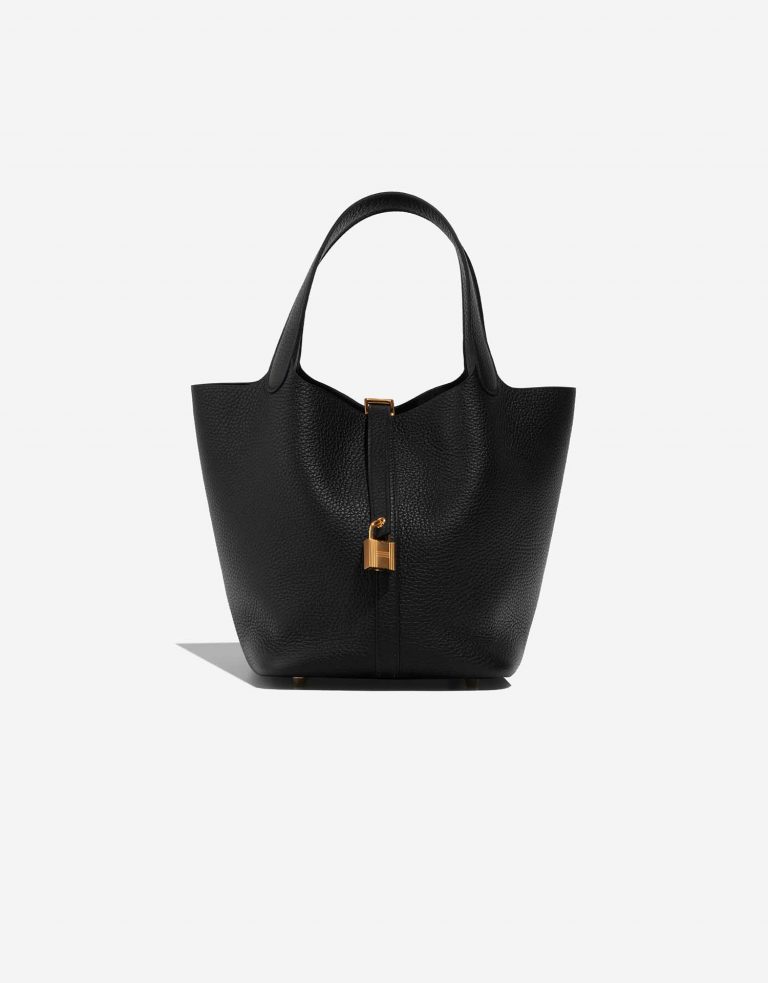 Hermès Picotin 22 Black Front  | Sell your designer bag on Saclab.com