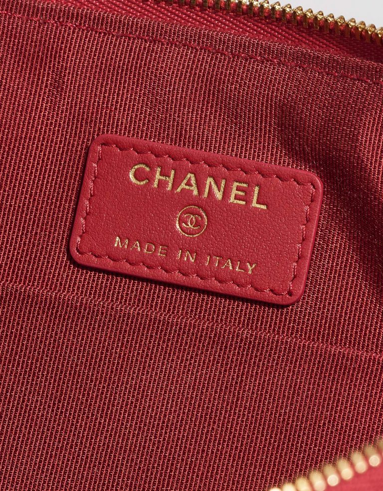 Chanel Timeless Clutch Lamb Red Logo | Sell your designer bag
