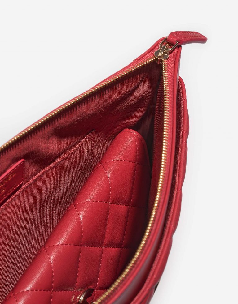 Chanel Timeless Clutch Lamb Red Inside | Sell your designer bag