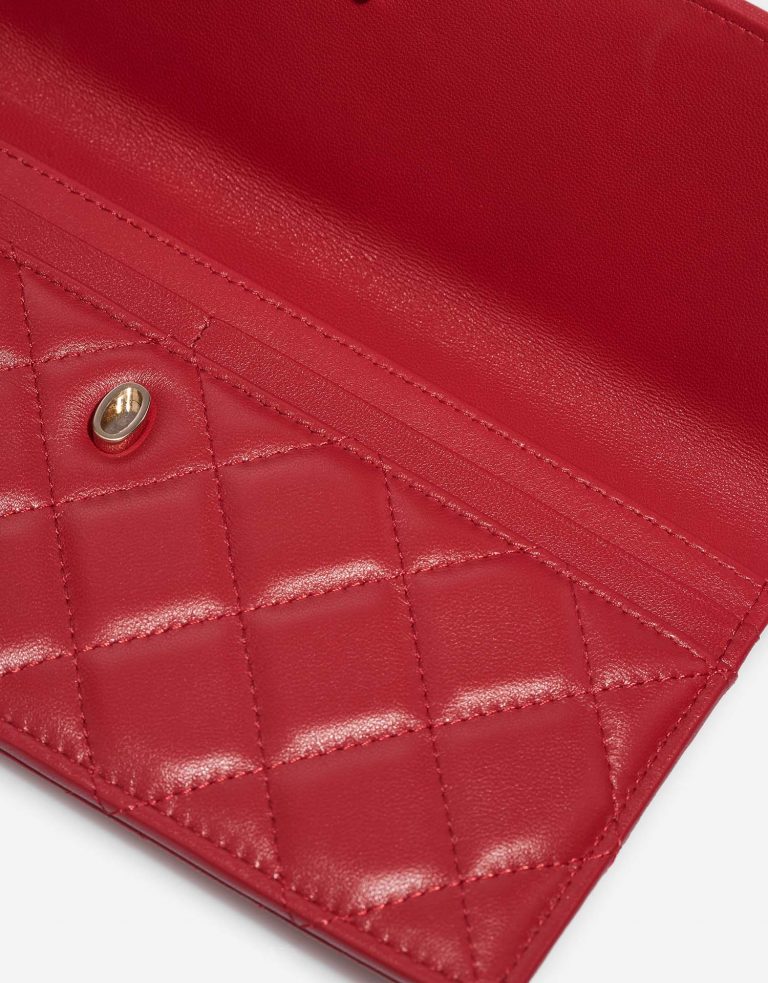 Chanel Timeless Clutch Lamb Red Inside | Sell your designer bag