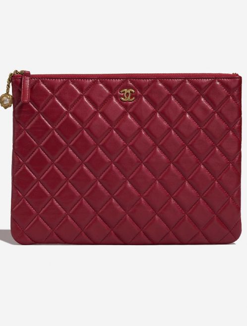 Chanel Timeless Clutch Red Front  | Sell your designer bag on Saclab.com