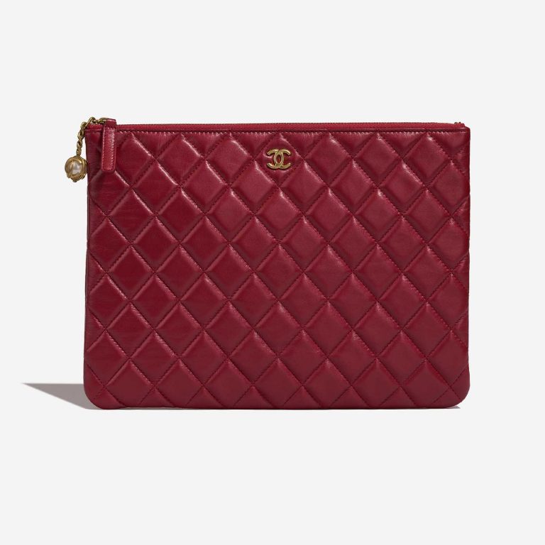 Chanel Timeless Clutch Red Front  | Sell your designer bag on Saclab.com