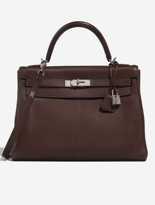 Hermès Kelly 32 Cacao Front  | Sell your designer bag on Saclab.com