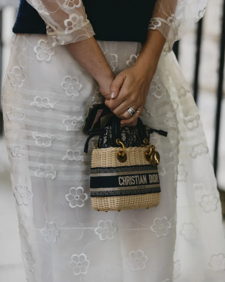 Mini Wicker Lady Dior Bag