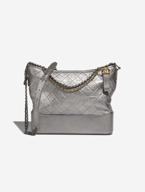 Chanel Gabrielle Large Silver Front  | Sell your designer bag on Saclab.com