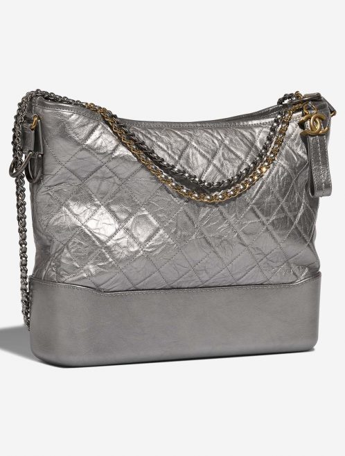 Chanel Gabrielle Large Silver Side Front | Sell your designer bag on Saclab.com