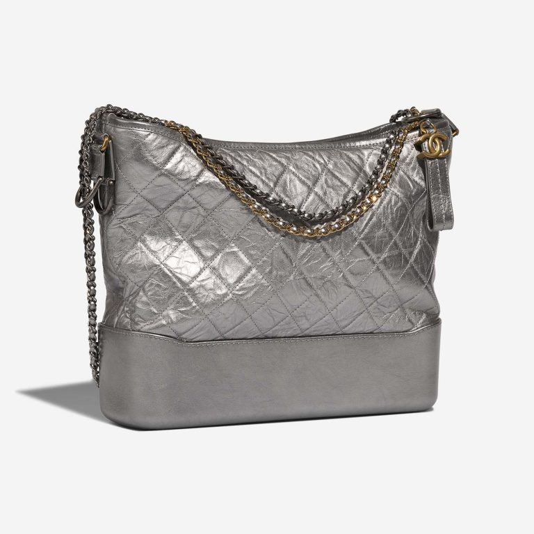 Chanel Gabrielle Large Silver Side Front | Sell your designer bag on Saclab.com