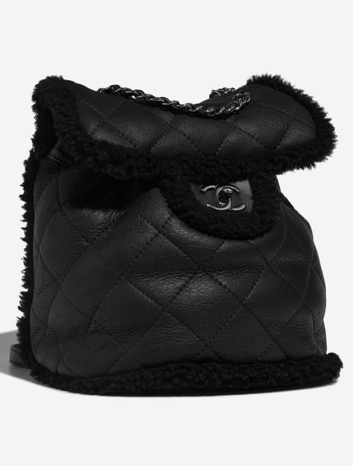 Chanel Backpack Black Side Front | Sell your designer bag on Saclab.com