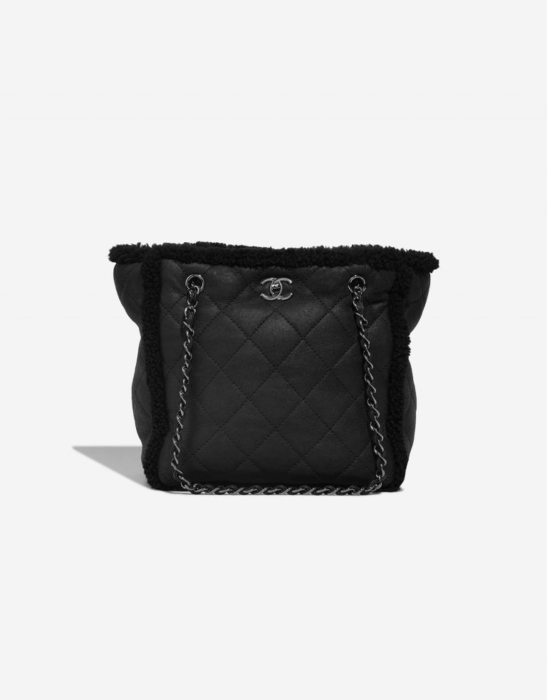 Chanel ShoppingTote Medium Black Front  | Sell your designer bag on Saclab.com
