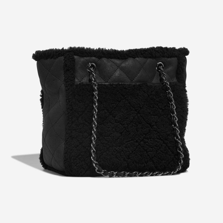 Chanel ShoppingTote Medium Black Side Back | Sell your designer bag on Saclab.com