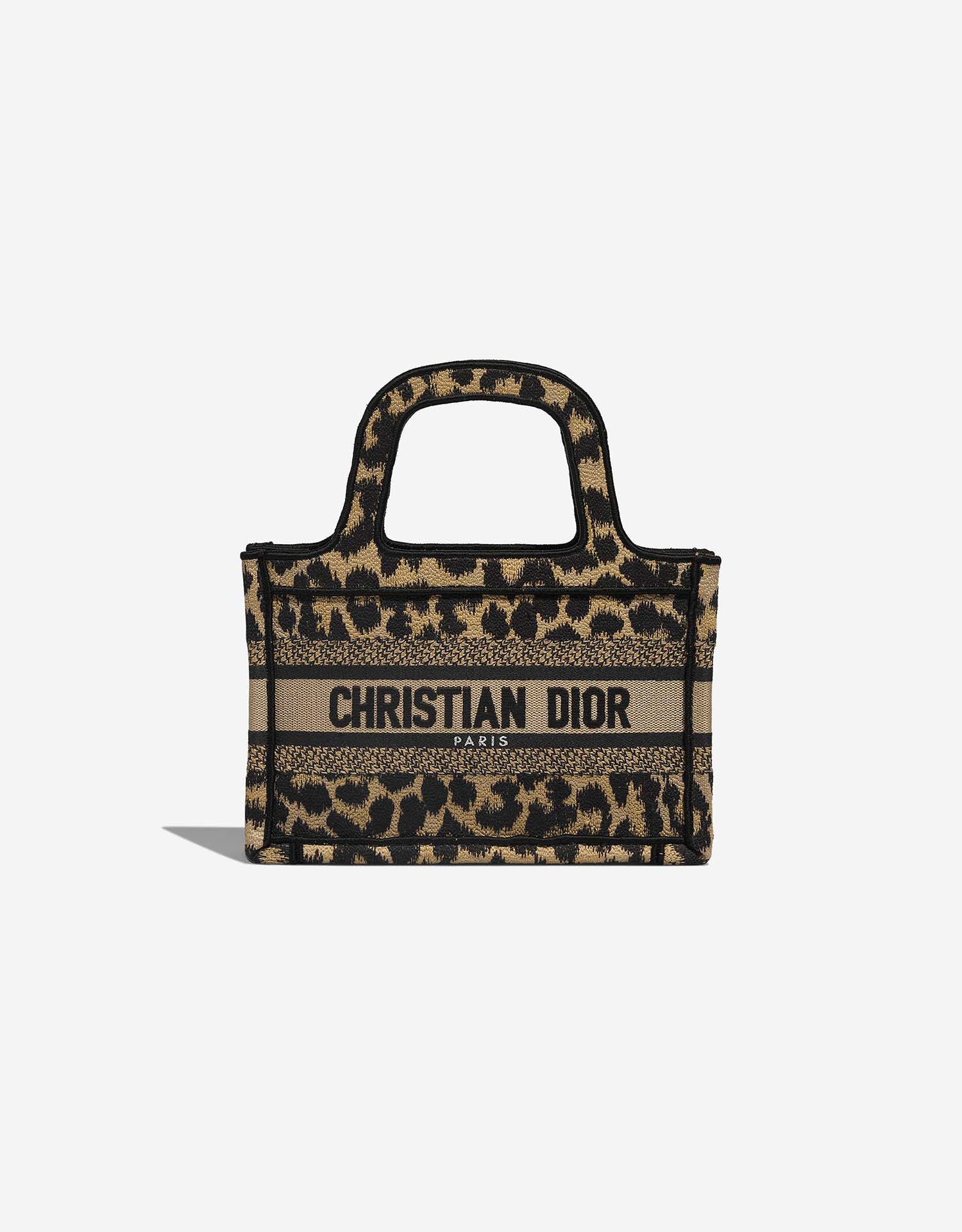 Dior バック Dior Book Tote Mini Canvas Beige / Black Mizza Embroidery | SACLÀB