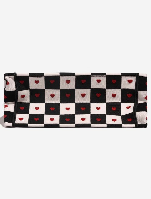 Dior BookTote Small Black-White-Red Bottom | Sell your designer bag on Saclab.com