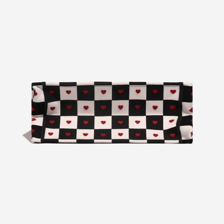 Dior BookTote Small Black-White-Red Bottom | Sell your designer bag on Saclab.com