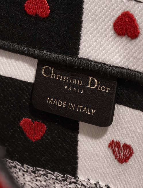 Dior BookTote Small Black-White-Red Logo  | Sell your designer bag on Saclab.com