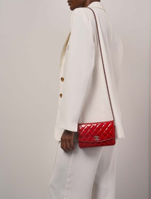 Chanel Timeless WalletOnChain Red Sizes Worn | Sell your designer bag on Saclab.com