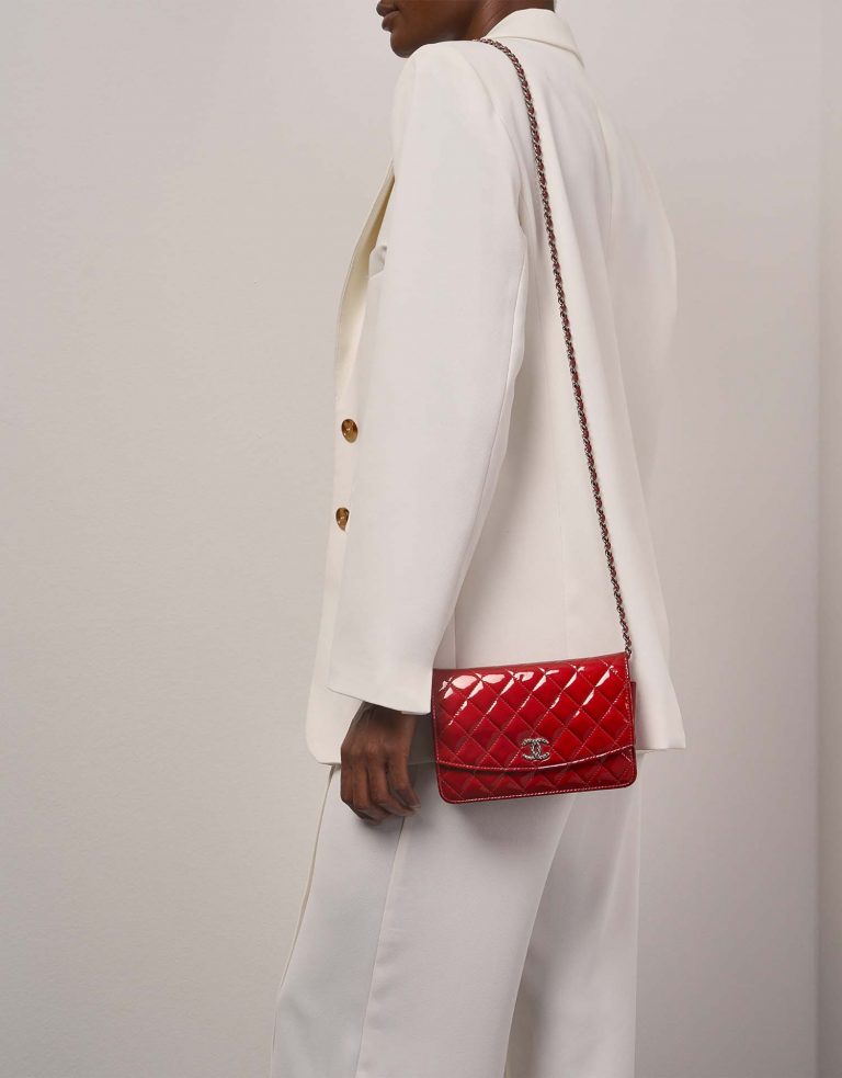 Chanel Timeless WalletOnChain Red Sizes Worn | Sell your designer bag on Saclab.com