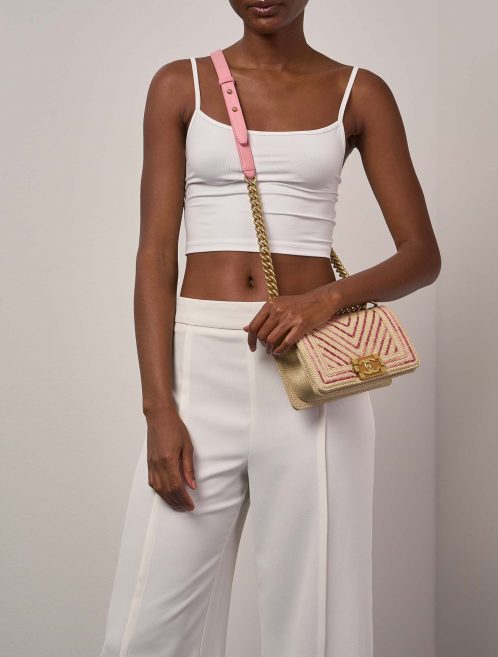 Chanel Boy Small Multicolor Sizes Worn | Sell your designer bag on Saclab.com