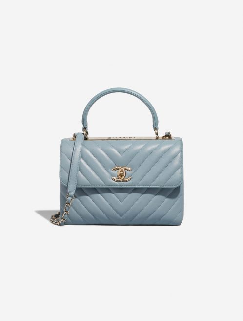Chanel TrendyCC Medium Blue Front  | Sell your designer bag on Saclab.com