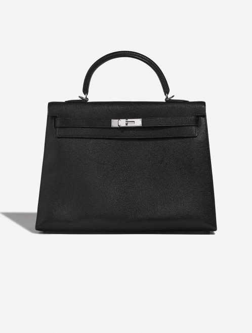 Hermès Kelly 35 Black Front  | Sell your designer bag on Saclab.com