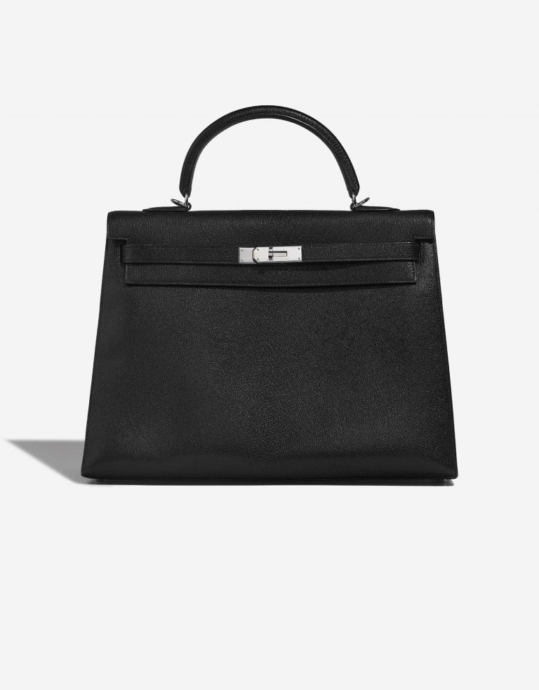 Hermès Kelly 35 Black Front  | Sell your designer bag on Saclab.com