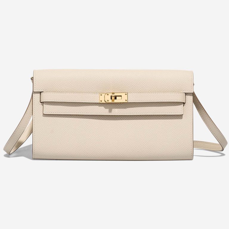 Hermès Kelly ToGo Craie Front  | Sell your designer bag on Saclab.com