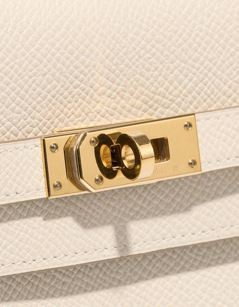 Hermès Kelly ToGo Craie Closing System  | Sell your designer bag on Saclab.com