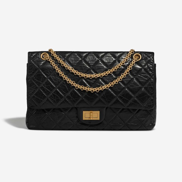 Chanel 255 227 Black Front  | Sell your designer bag on Saclab.com