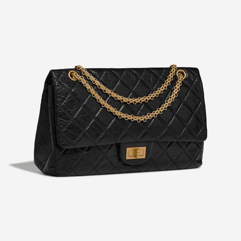 Chanel 255 227 Black Side Front | Sell your designer bag on Saclab.com