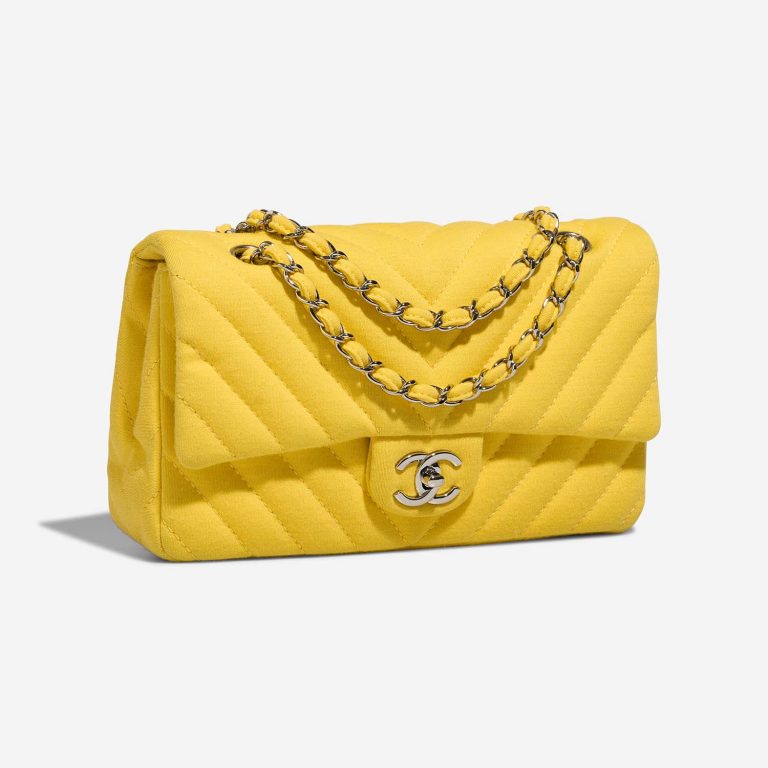 Chanel Timeless Medium Fabric Yellow | Sell your designer bag