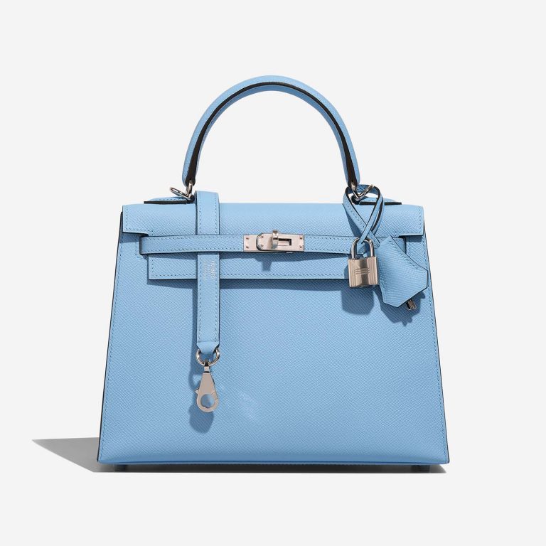 Hermès Kelly 25 Celeste Front  | Sell your designer bag on Saclab.com