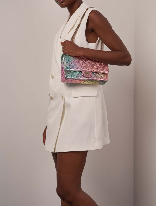 Chanel 255Reissue 224 Multicolour on Model | Sell your designer bag on Saclab.com