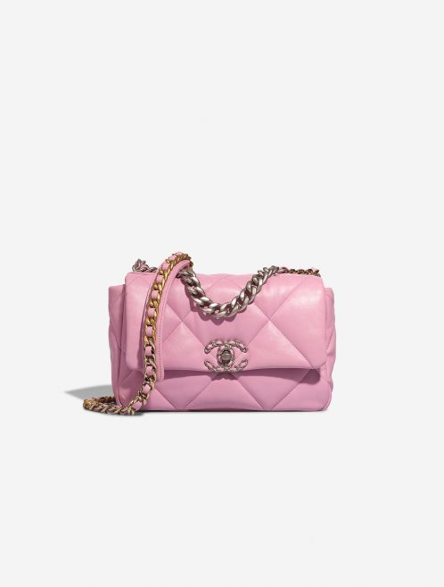 Chanel 19 Flapbag Pink Front  | Sell your designer bag on Saclab.com