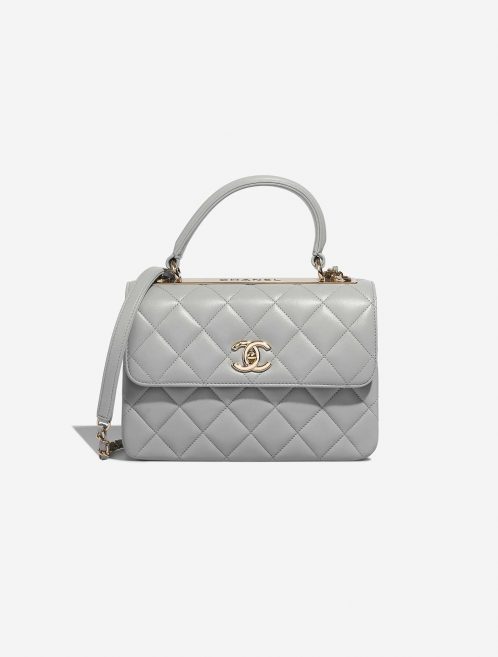 Chanel TrendyCC Medium LightGrey Front  | Sell your designer bag on Saclab.com