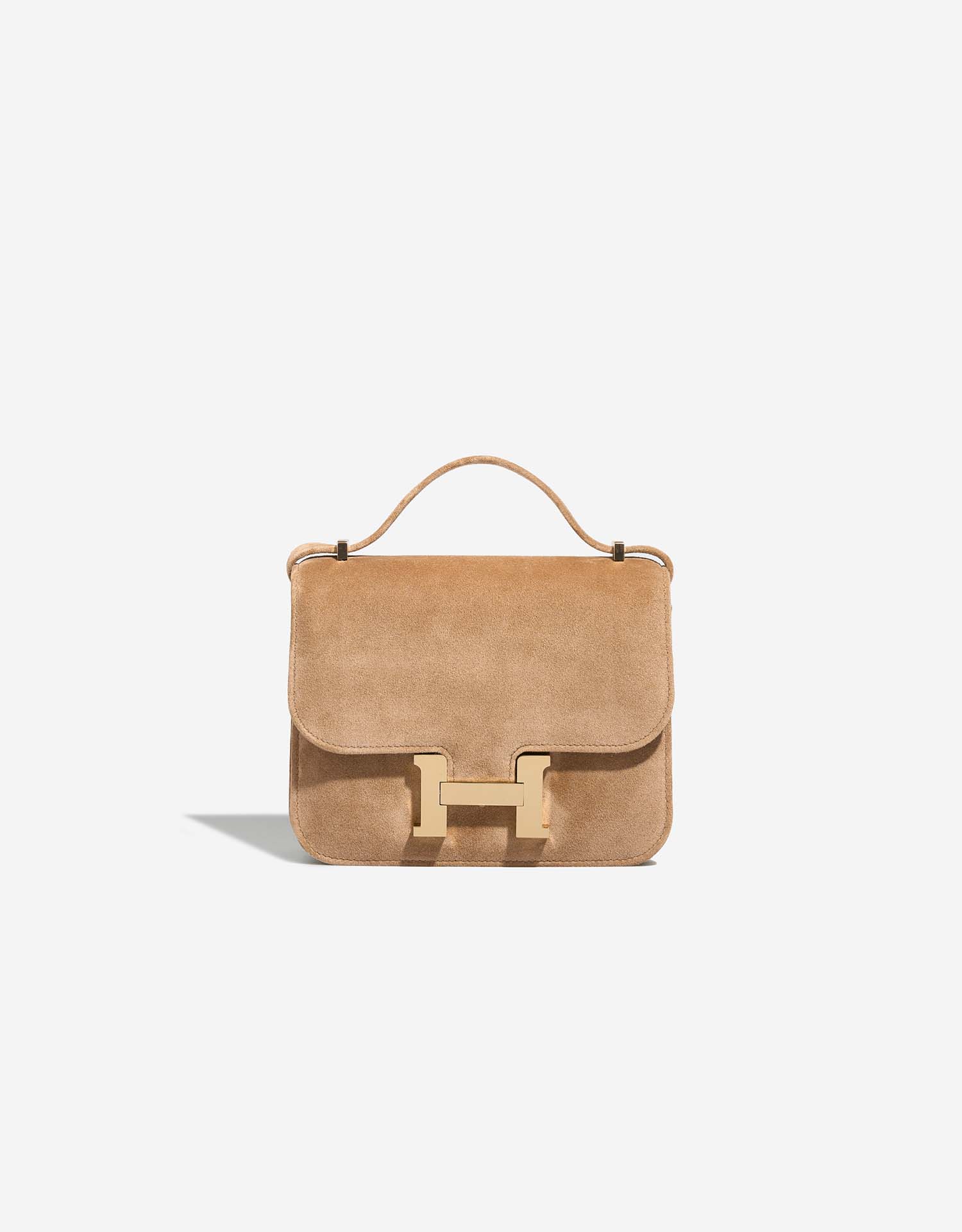 Hermès Constance HSS 18 Doblis Suede Nude | SACLÀB