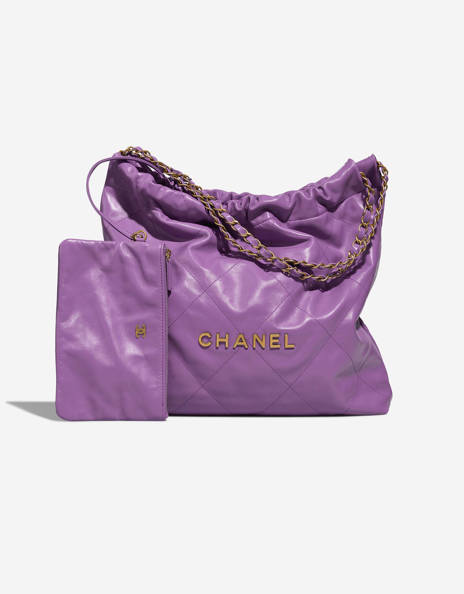 Chanel 22 Medium Lamb Lilac | SACLÀB