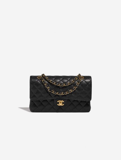 Chanel Timeless Medium Black Front  | Sell your designer bag on Saclab.com