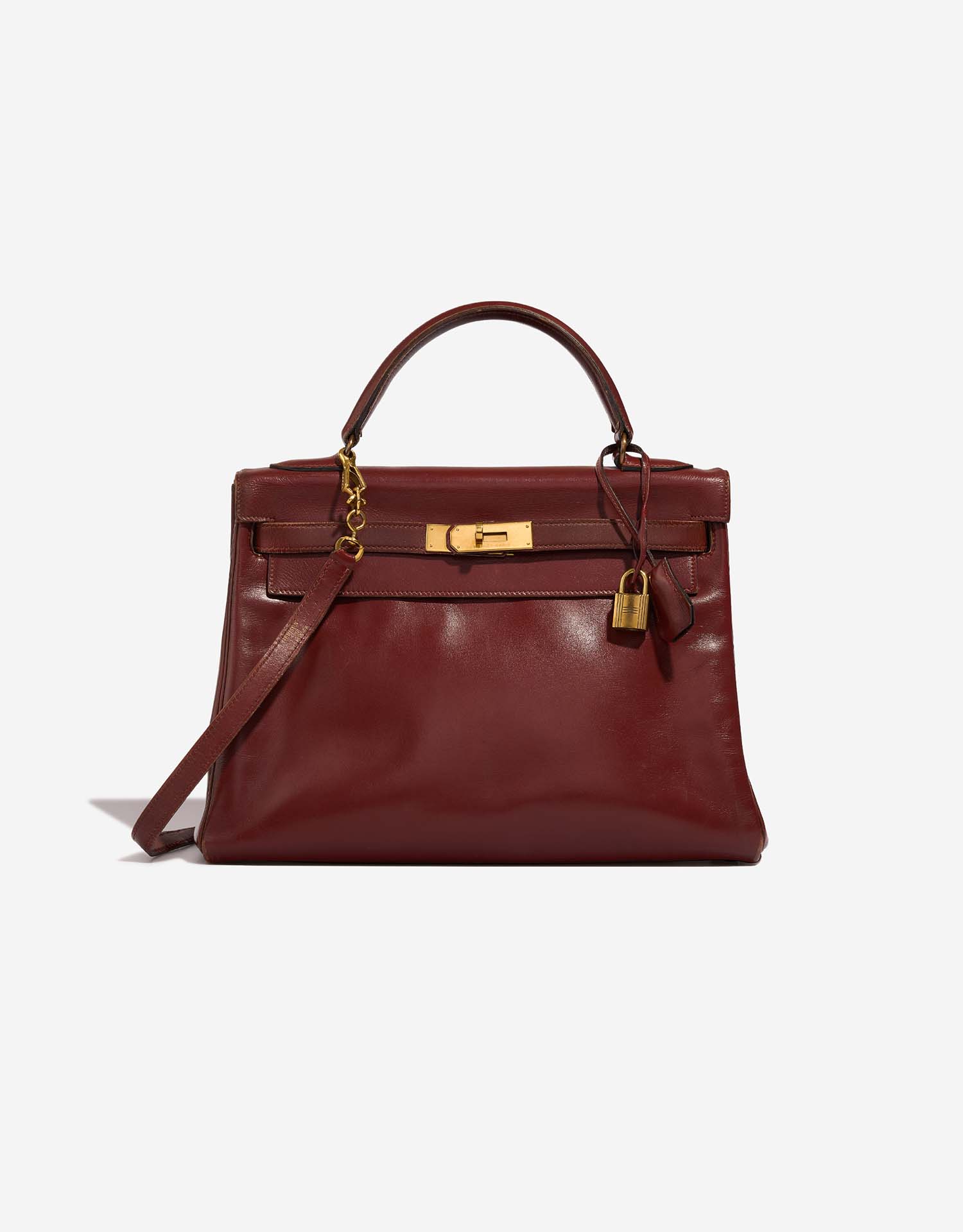 Hermès Kelly 32 Box Rouge H SACLÀB