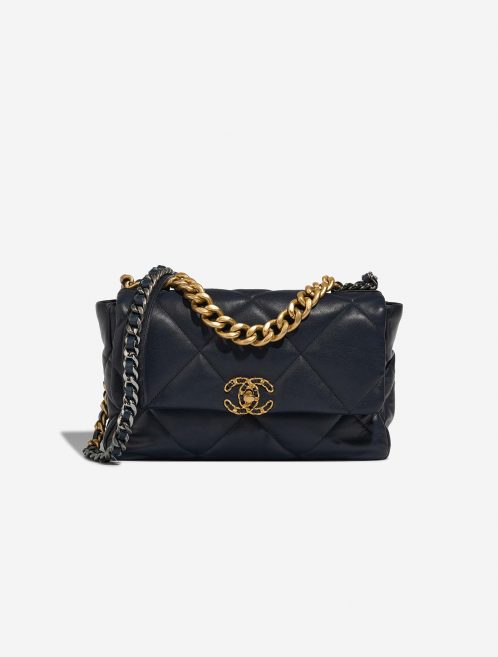Chanel 19 Large Navy Front  | Sell your designer bag on Saclab.com