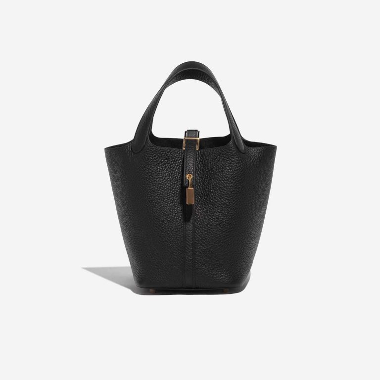 Hermès Picotin 18 Black Front  S | Sell your designer bag on Saclab.com