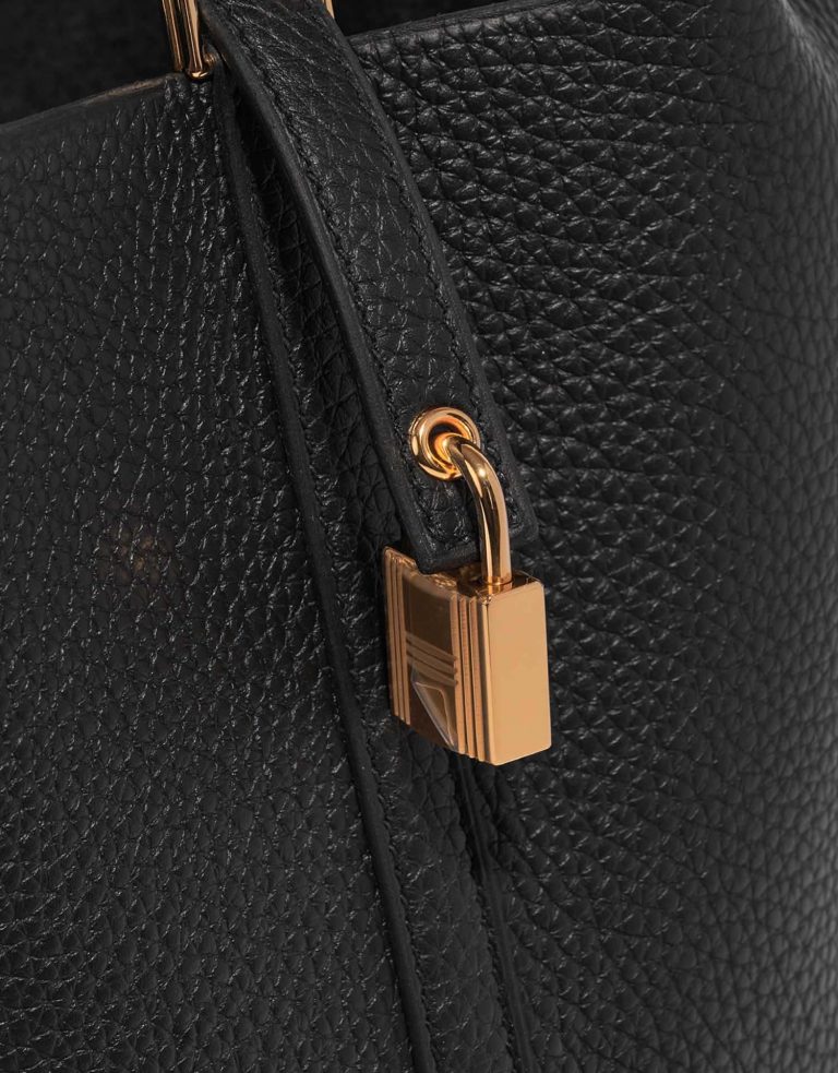 Hermès Picotin 18 Black Closing System  | Sell your designer bag on Saclab.com