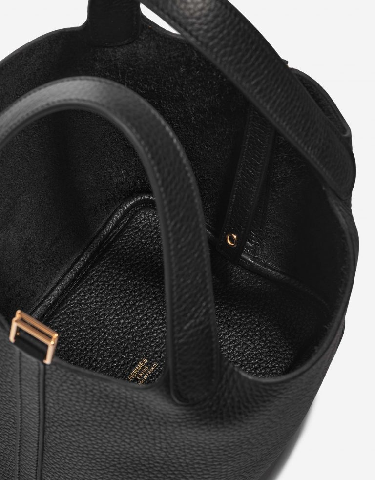 Hermès Picotin 18 Black Inside  | Sell your designer bag on Saclab.com