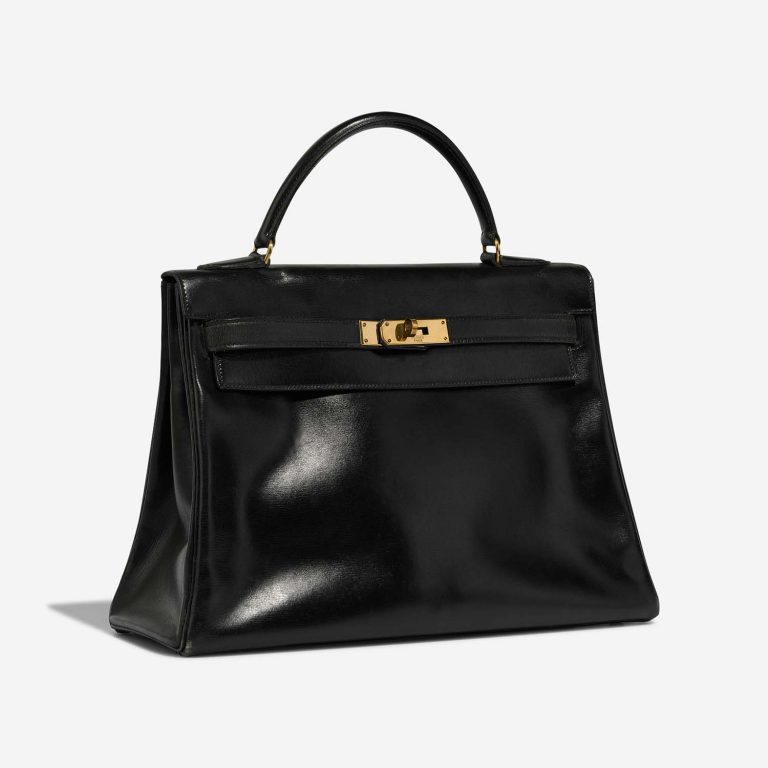 Hermès Kelly 32 Black Side Front  | Sell your designer bag on Saclab.com