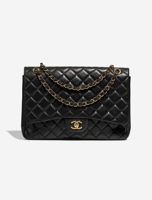 Chanel Timeless Maxi Black Front  | Sell your designer bag on Saclab.com