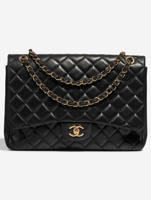 Chanel Timeless Maxi Black Front  S | Sell your designer bag on Saclab.com