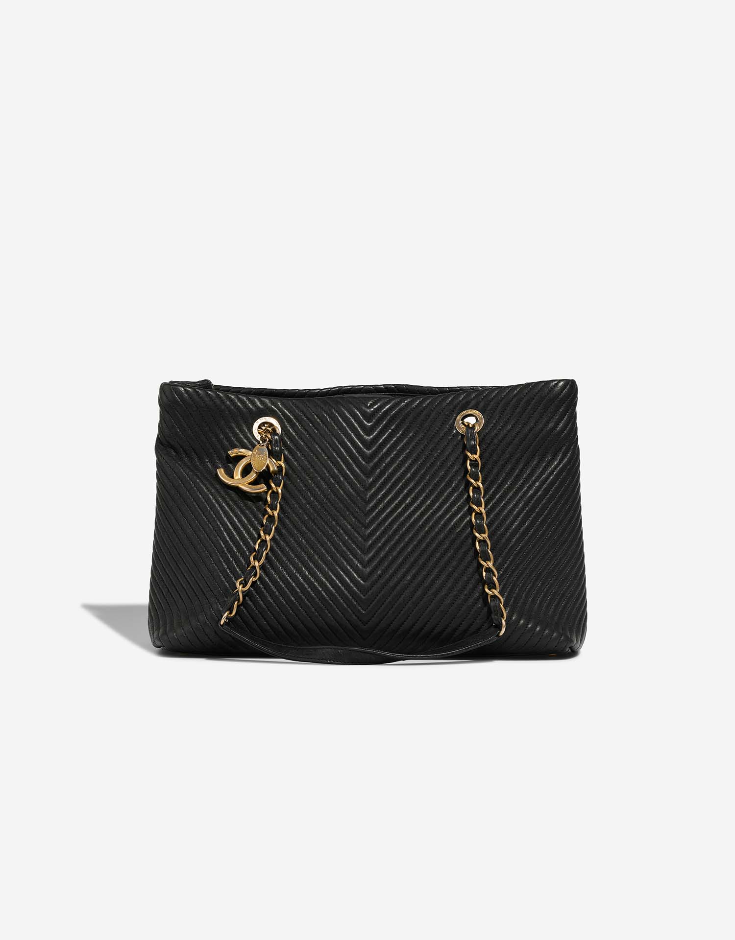 Chanel Shopping Tote GST Calf Black | SACLÀB