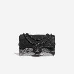 Chanel Timeless Medium Sequins Black / Silver Front | Sell your designer bag