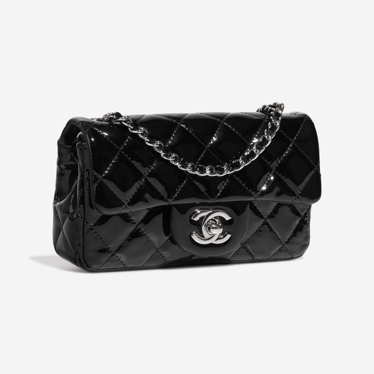 Chanel Timeless MiniRectangular Black Side Front  | Sell your designer bag on Saclab.com